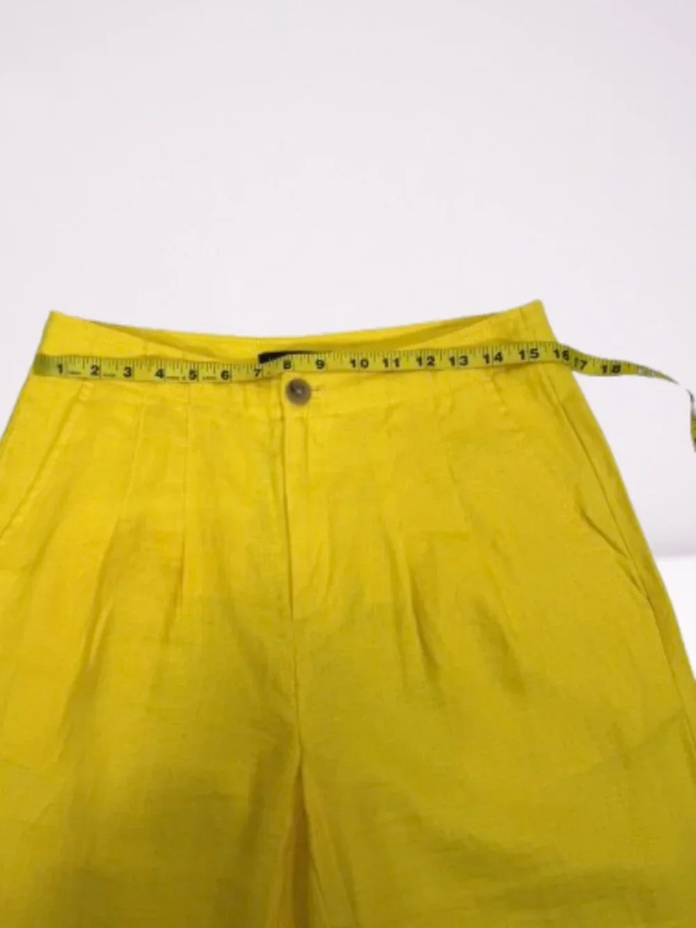 Banana Republic Linen Pleated High Rise Pants Trousers Size 8 Worn Onse